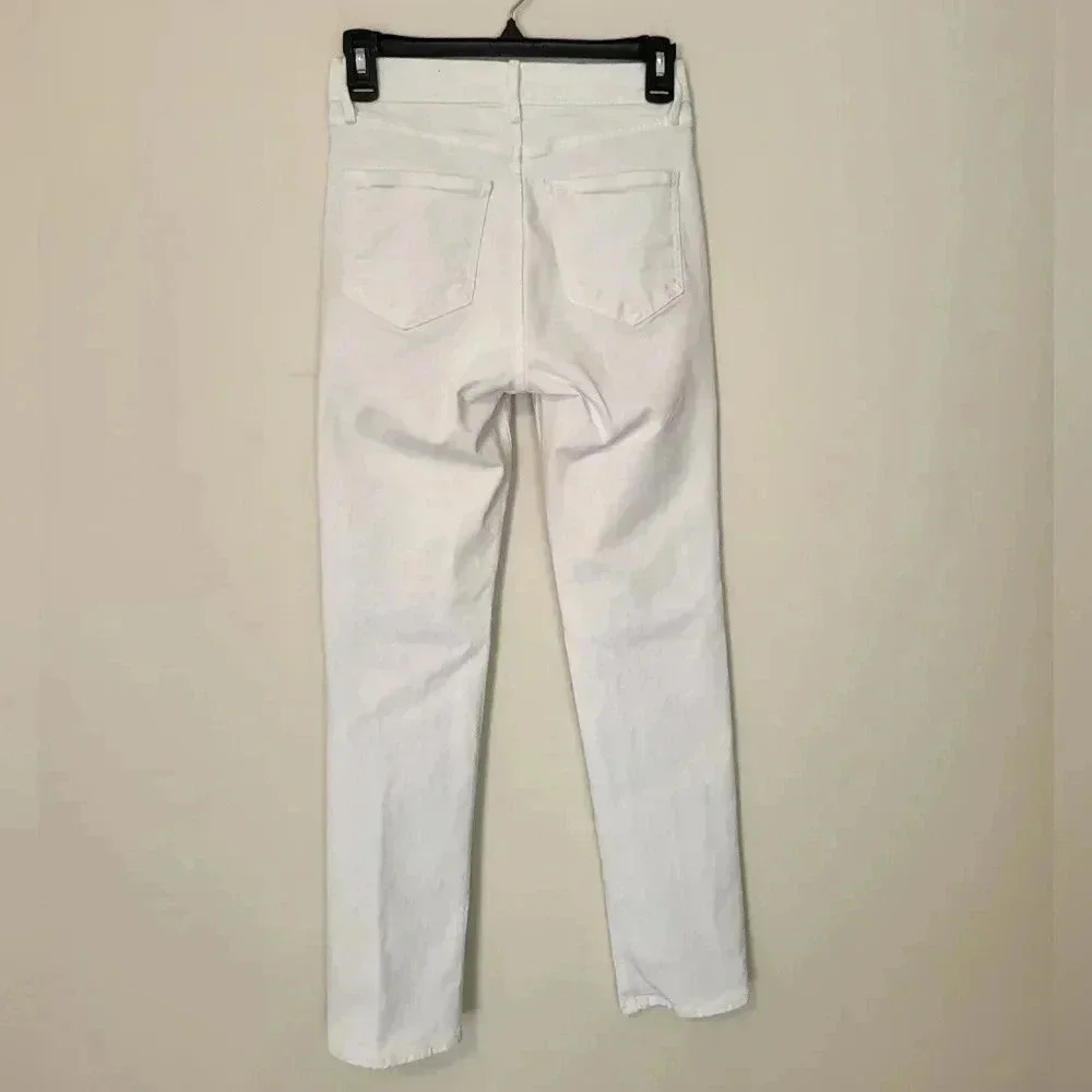 Rag & Bone High-Rise Slim Straight Leg Jeans(24)